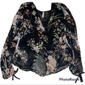 Xhilaration Chiffon Blouse